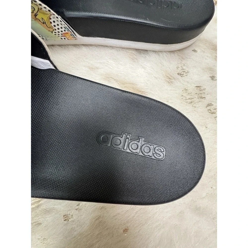 Adidas Adilette Comfort GW5039  Multicolor Cartoon Theme Sandal Slip On Shoes 11